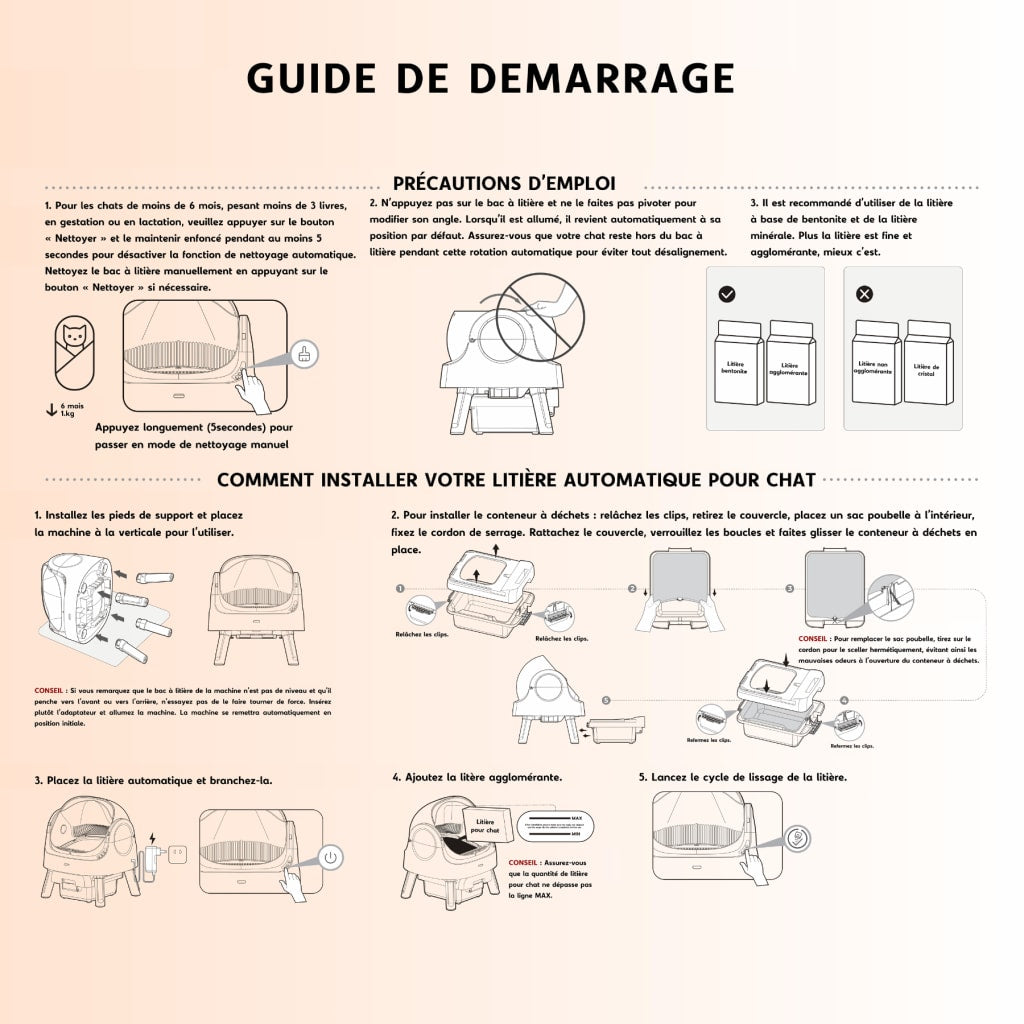 PetPivot Autoscooper  Open-Top Self-Cleaning Cat Litter Box，
