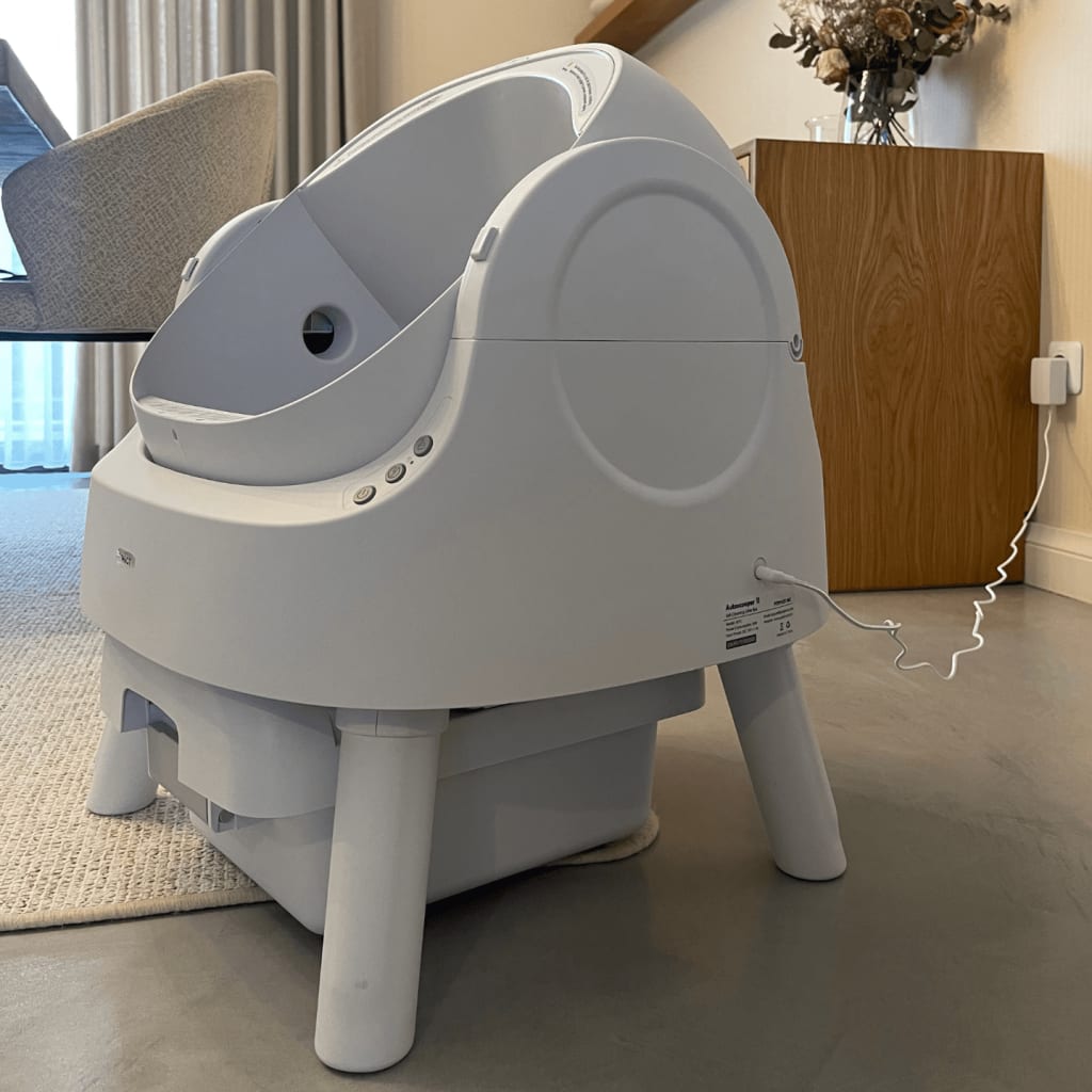 PetPivot Autoscooper  Open-Top Self-Cleaning Cat Litter Box，