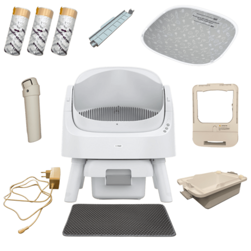 PetPivot Autoscooper  Open-Top Self-Cleaning Cat Litter Box，