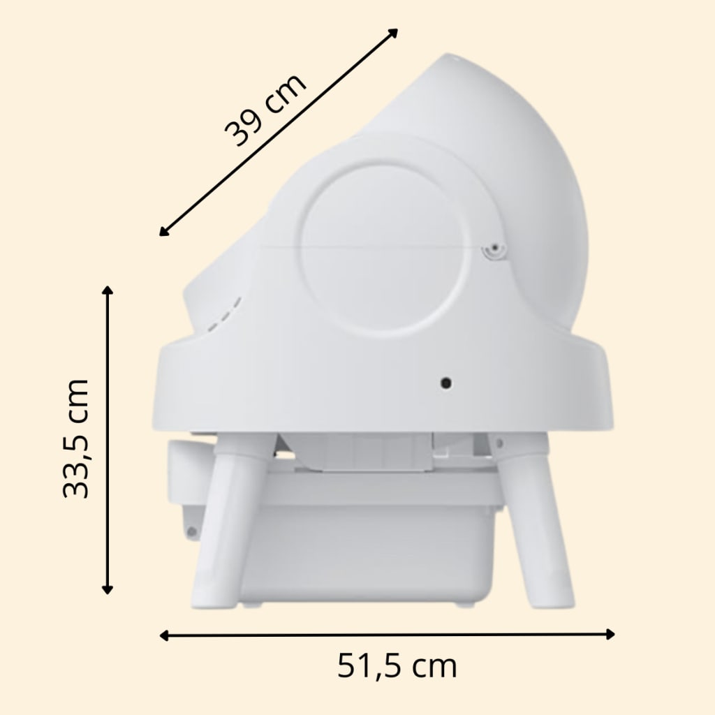 PetPivot Autoscooper  Open-Top Self-Cleaning Cat Litter Box，