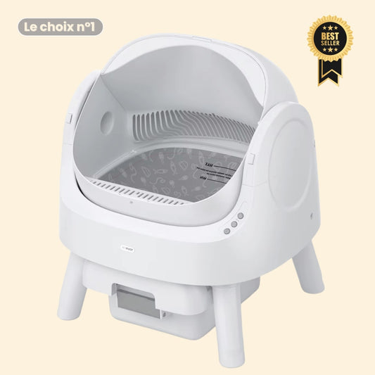 PetPivot Autoscooper  Open-Top Self-Cleaning Cat Litter Box，